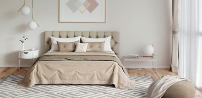 A modern bedroom
