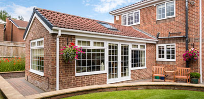 A single storey extension